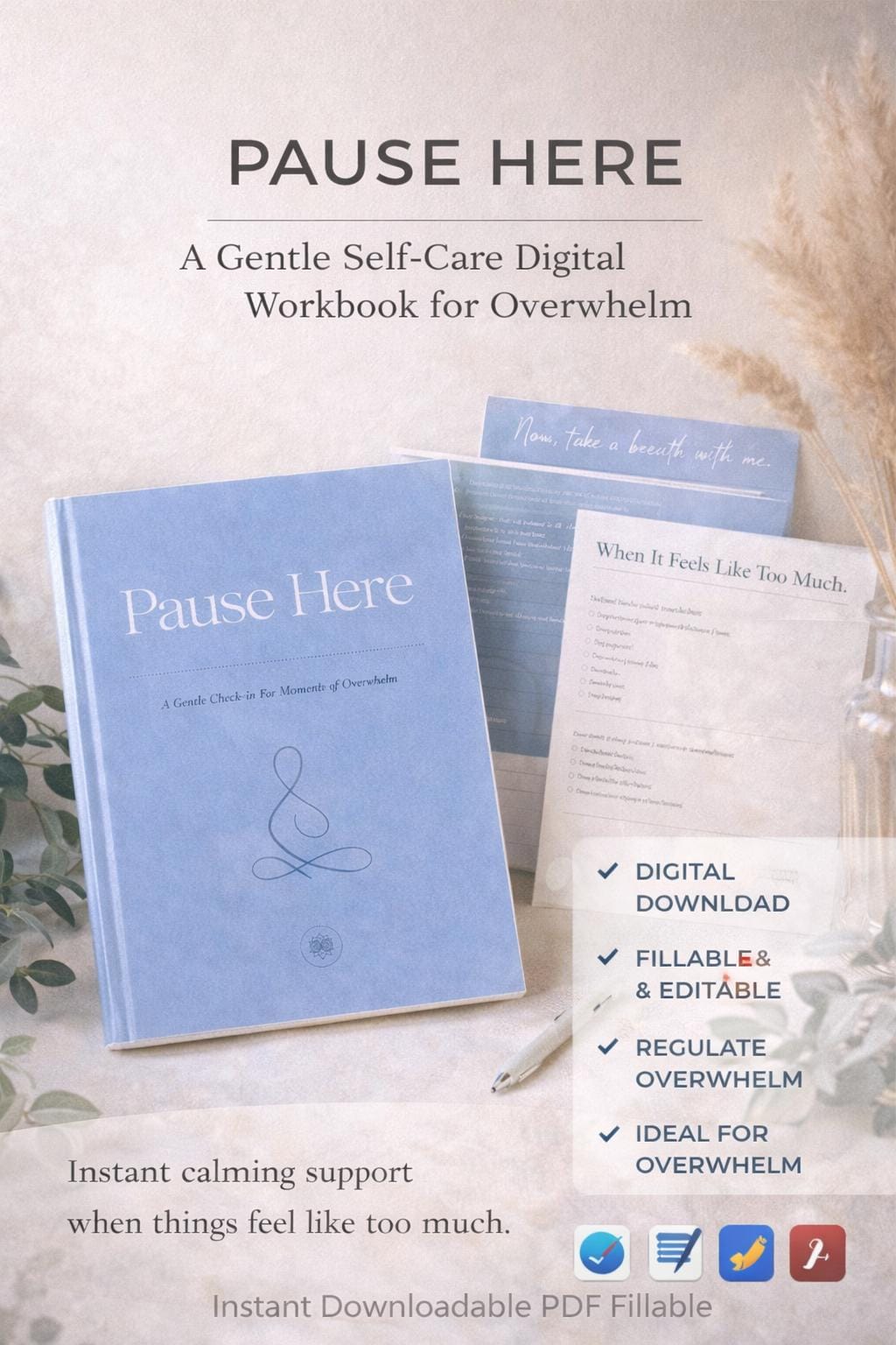Pause Here. | A Trauma-Informed Check-In for Overwhelm, Urgency & Anxiety