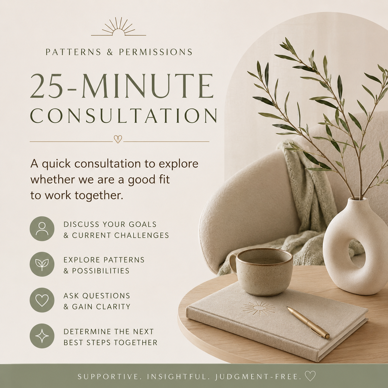 25-Minute Consultation | Emotional Wellness, Mindset & Pattern Coaching - New Clients