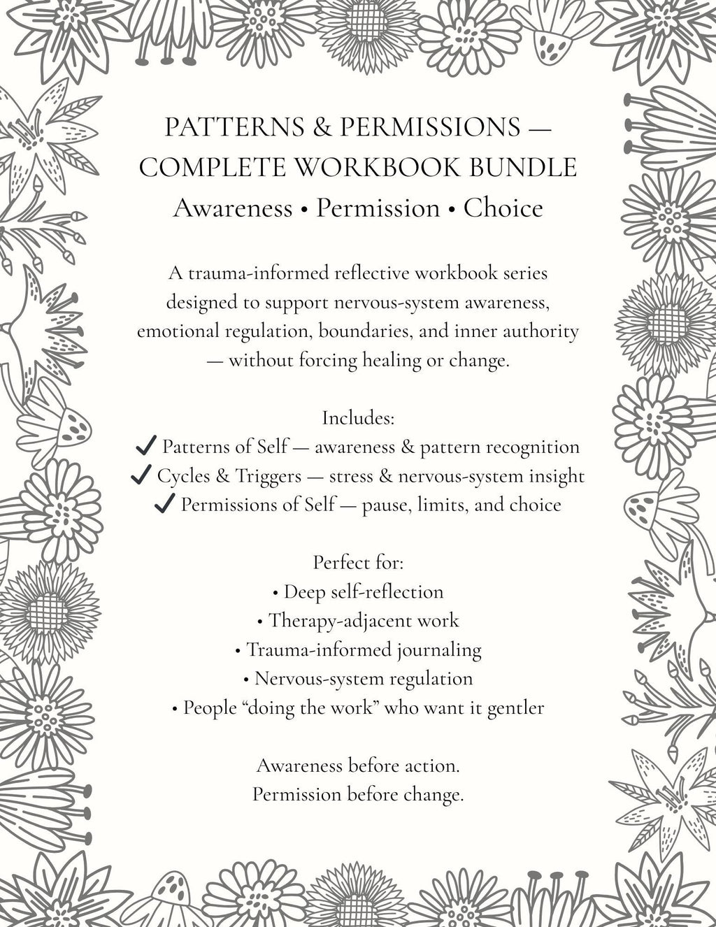Bundle! Get the full Patterns & Permission Set. Includes 62 Worksheets and 16 Exercises!!