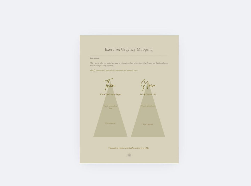 Self Awareness Workbook | Emotional & Relational Patterns (Digital Download)