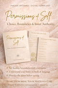 Permissions of Self Workbook | Trauma-Informed, Boundaries & Self-Trust (PDF)