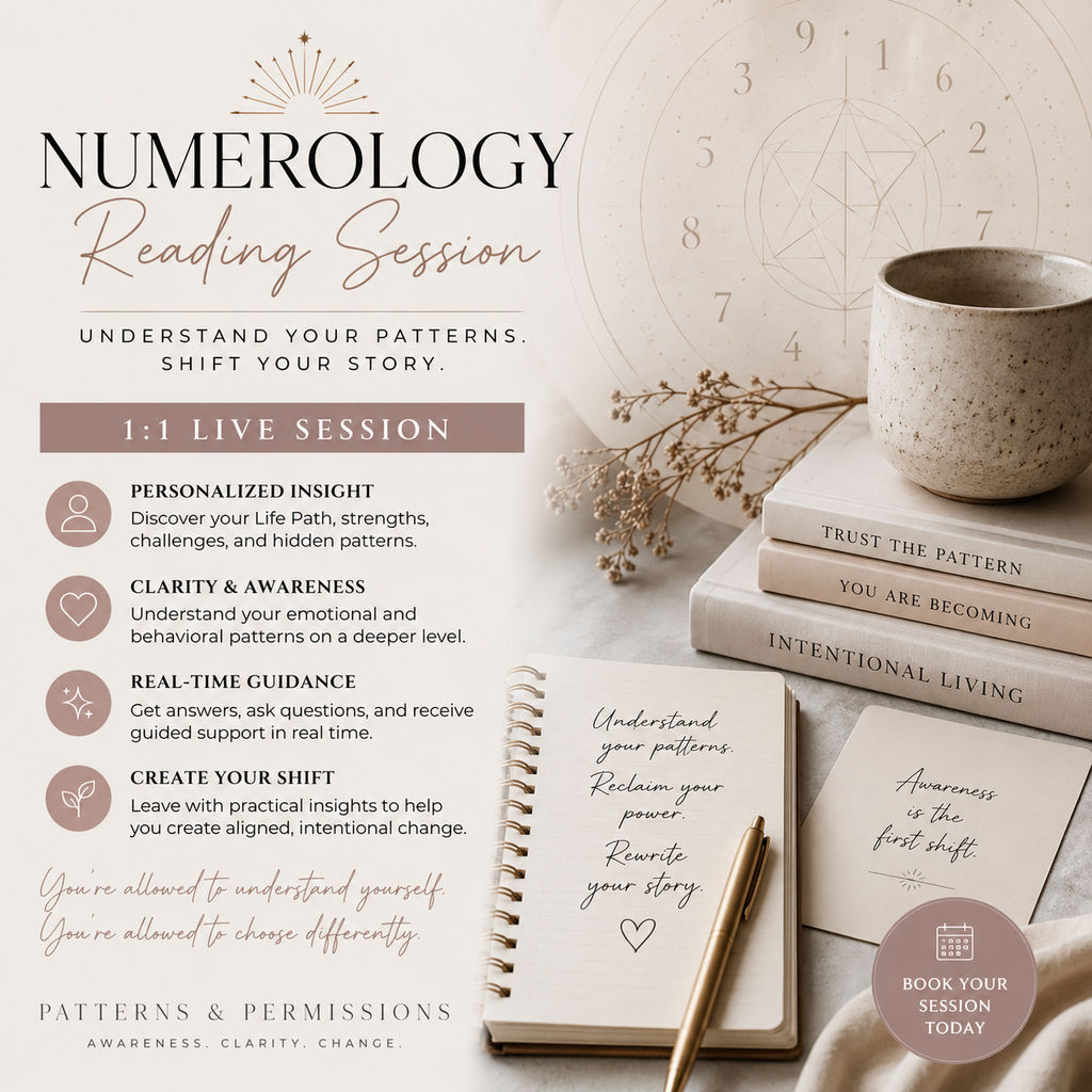 Numerology Reading Session | Personalized Life Path & Pattern Insight (1:1 Coaching Call)