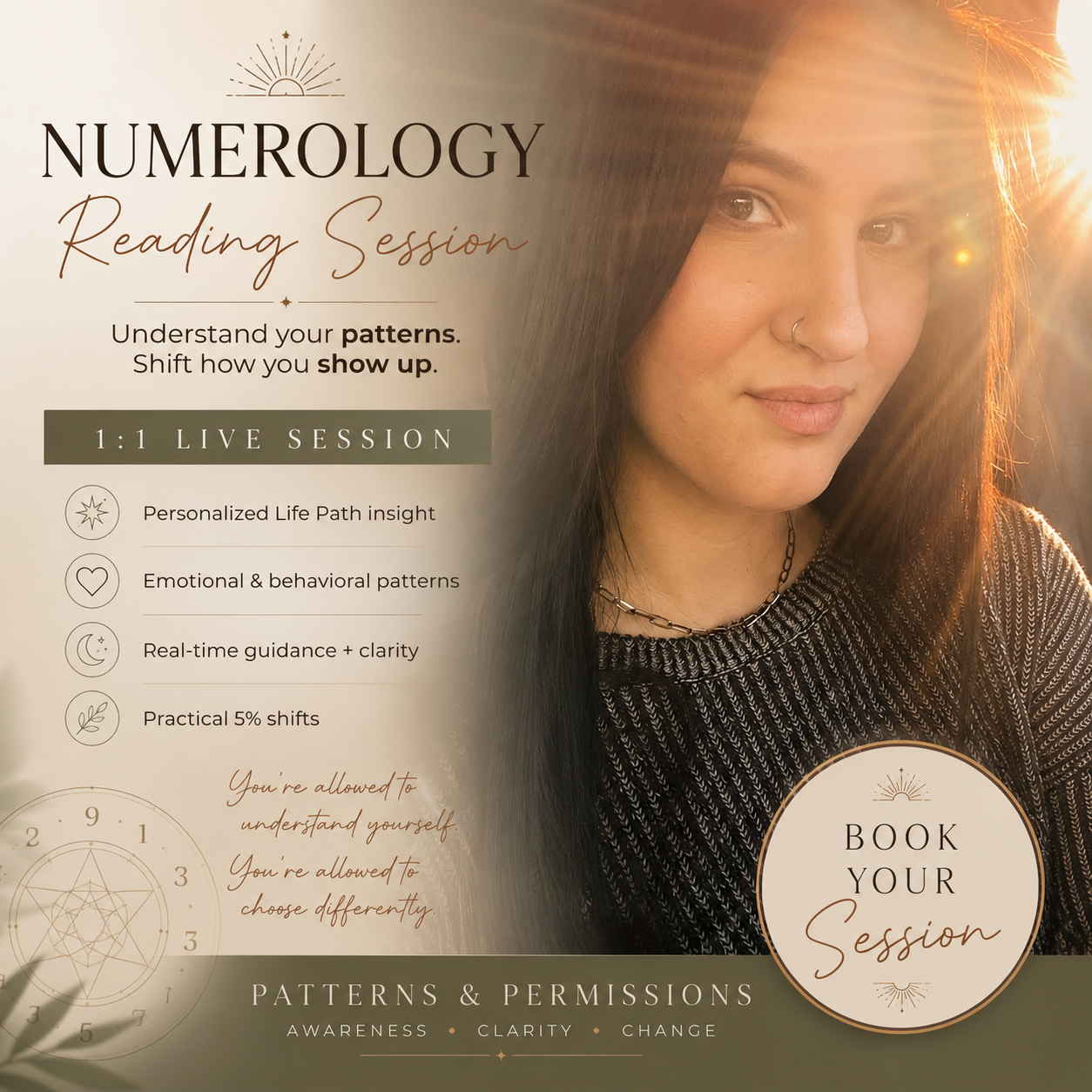 Numerology Reading Session | Personalized Life Path & Pattern Insight (1:1 Coaching Call)