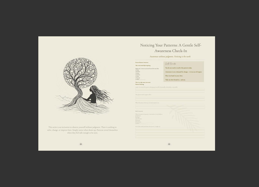 FREE Patterns Of Self: Noticing Your Patterns Workbook | Trauma-Informed Self-Reflection. NOTICE233